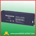 Rechargeable Maintenance Free Electric Power Supply Battery 2.3ah 12V